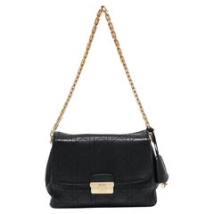 Dior Black Leather Small Diorling Shoulder Bag