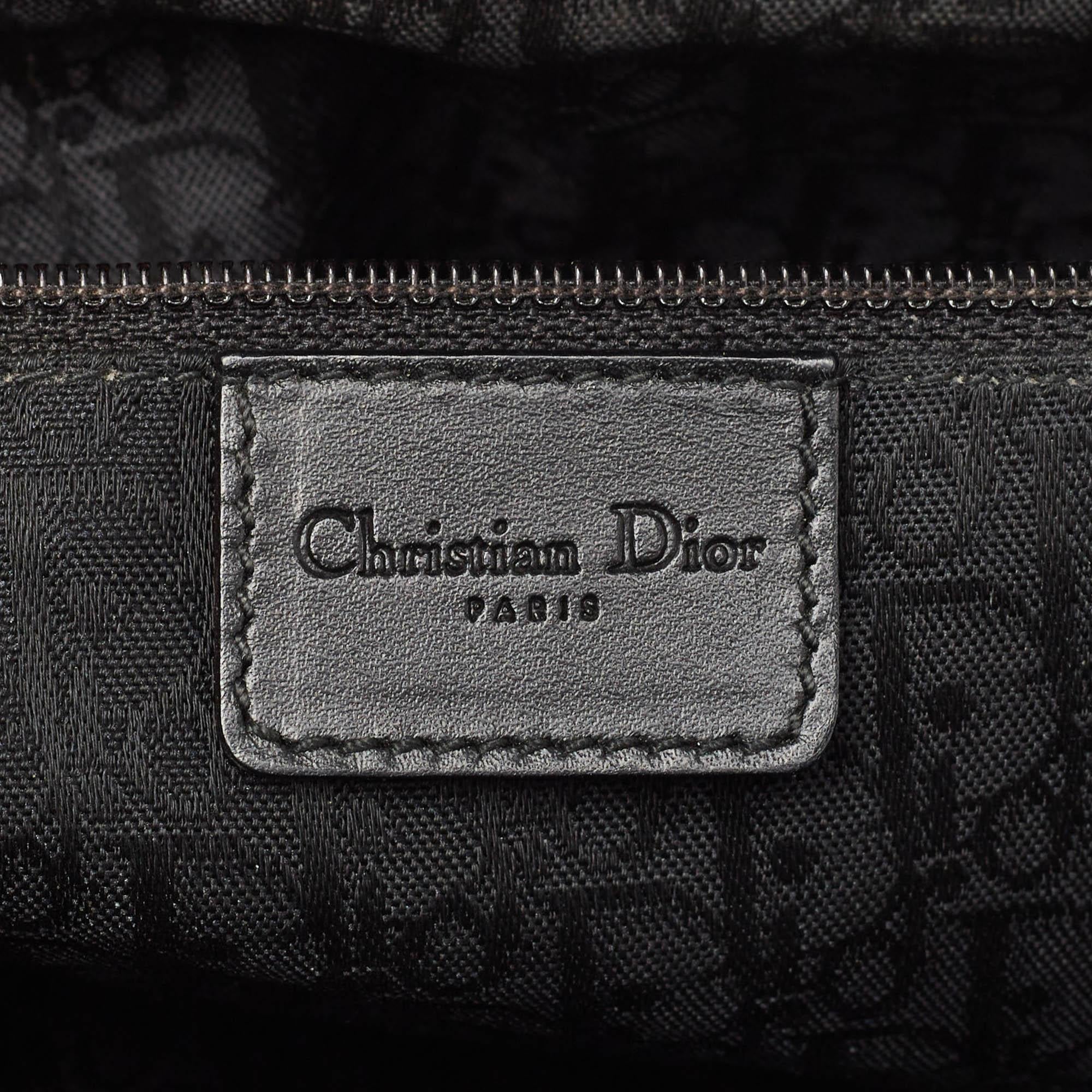 Dior - Cartable Street Chic en cuir noir Pour femmes en vente