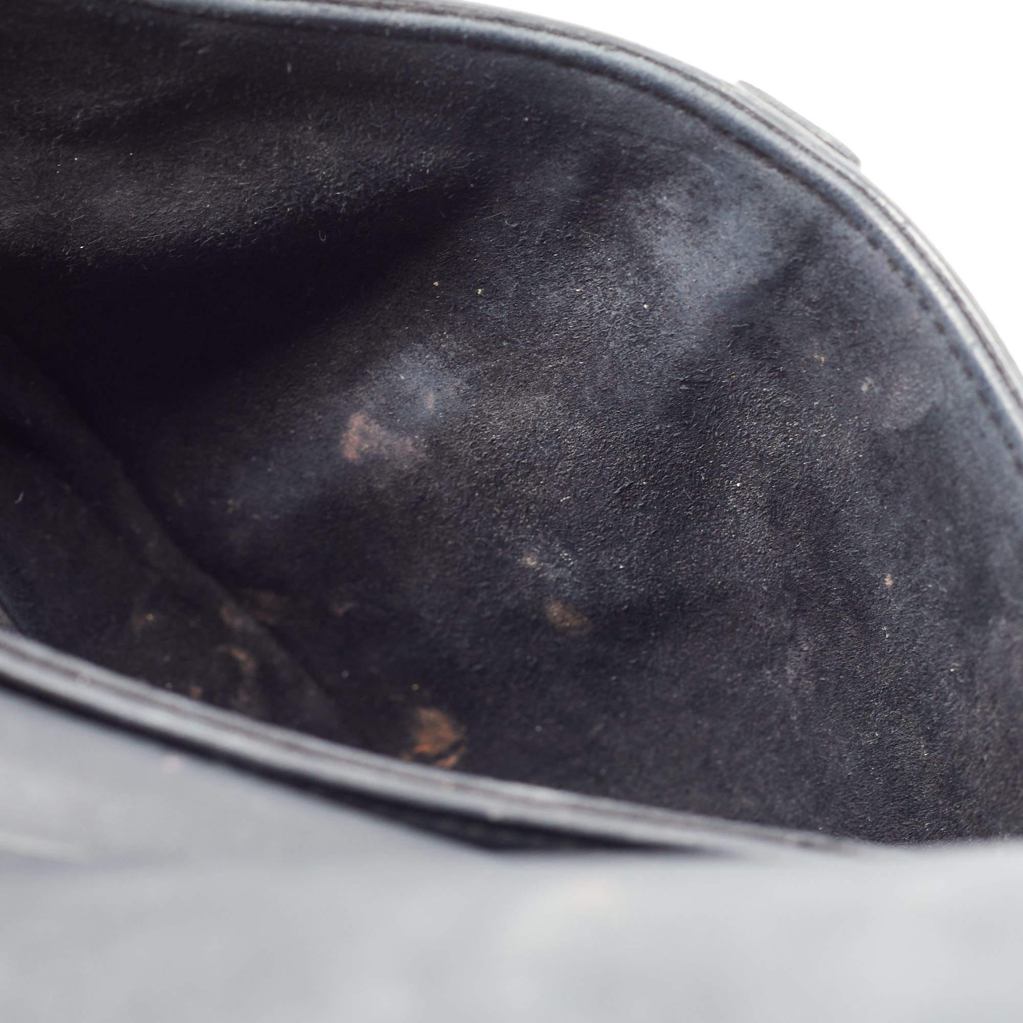 Dior Black Leather Ultra Matte Saddle Bag 4