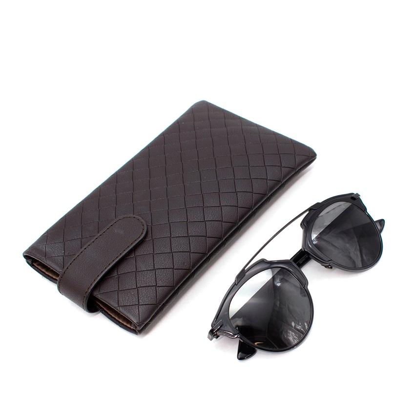 Dior Black Matte DiorSoReal Sunglasses For Sale 3