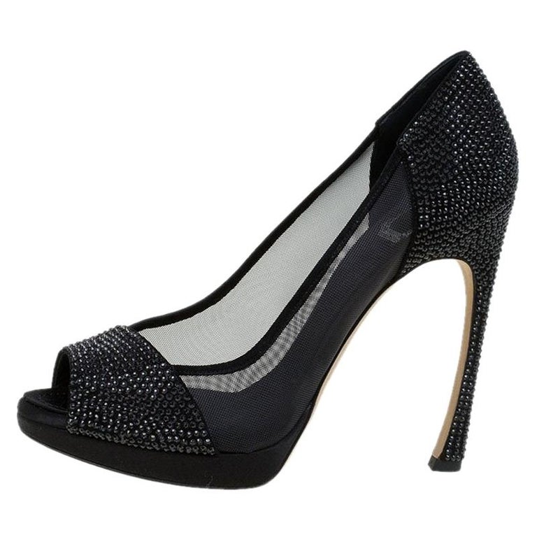 dior mesh pumps