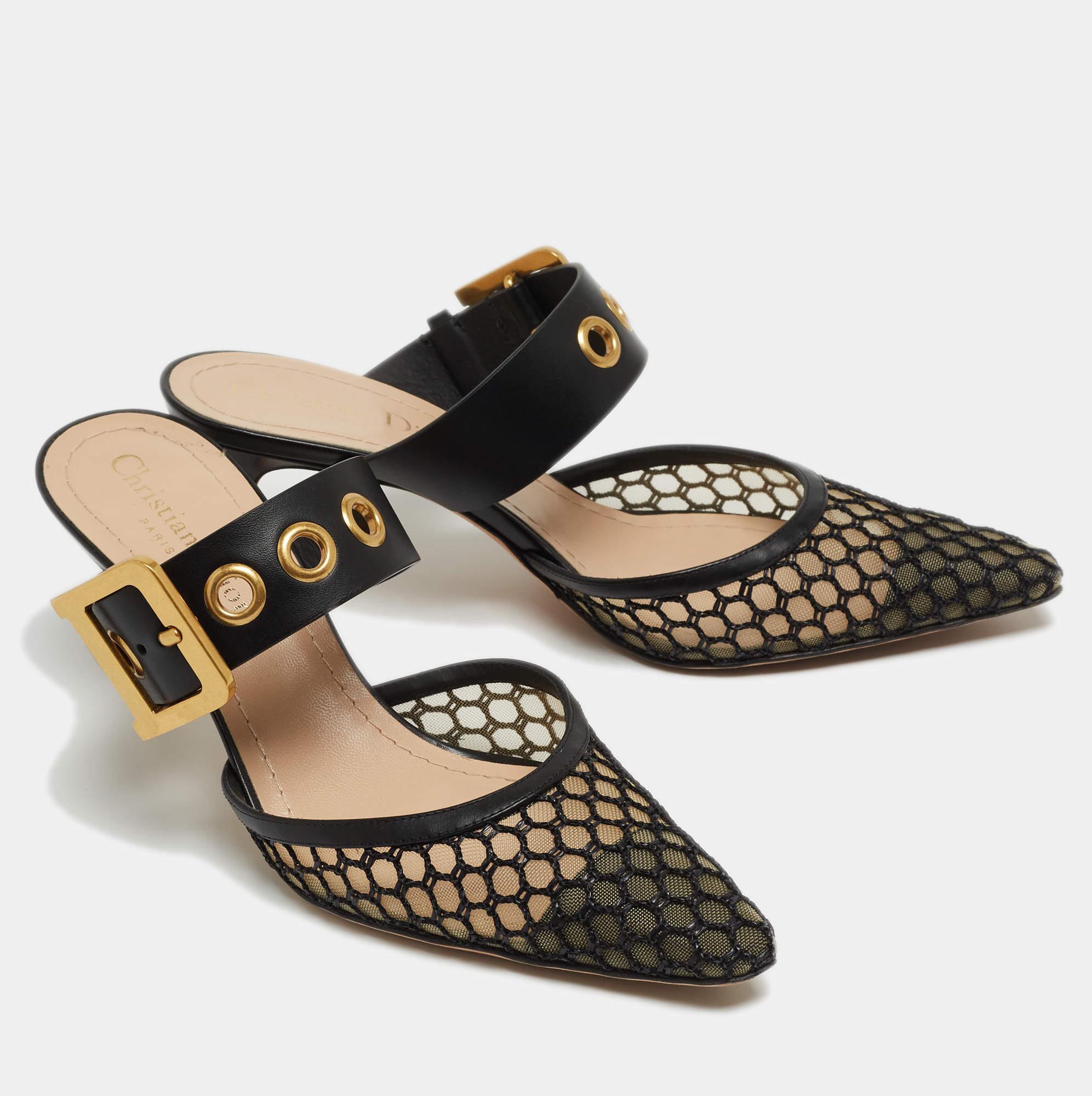 Elevate your look without compromising on comfort when you slip into these mules. Made from the finest material, the mules are perfect for any occasion and will leave you feeling confident each time you slip them on.

Includes
Original Dustbag