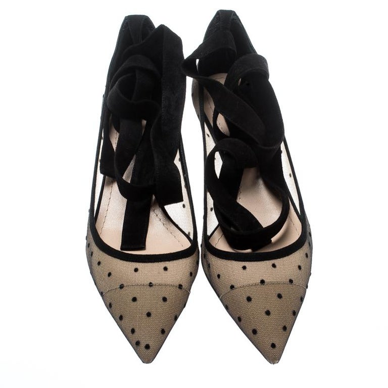 dior mesh heels