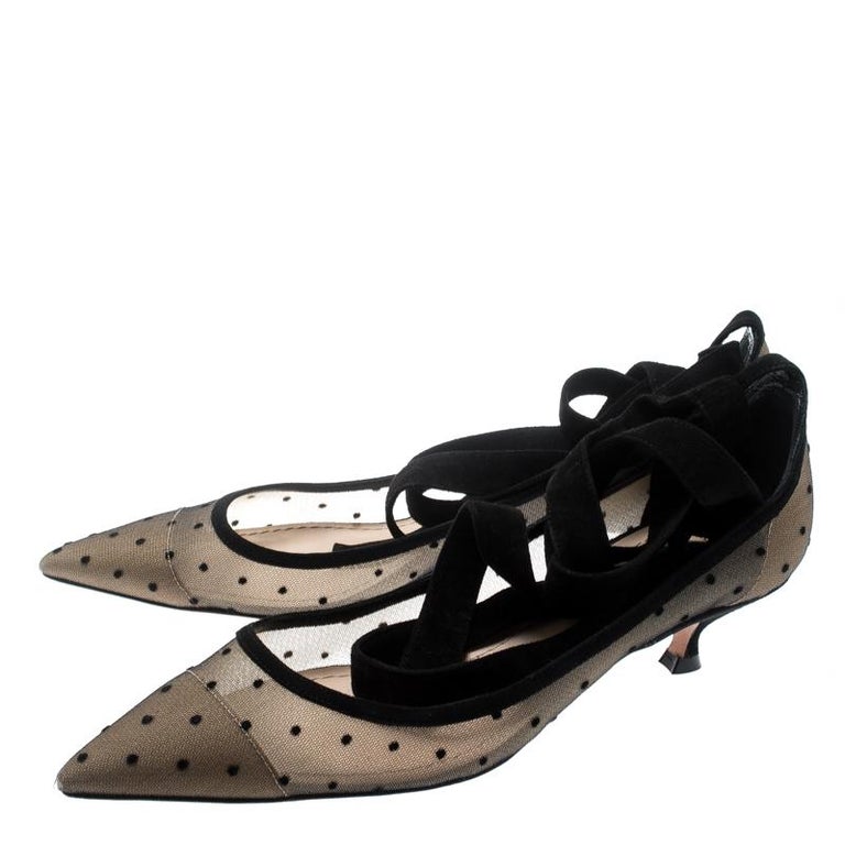 dior polka dot shoes