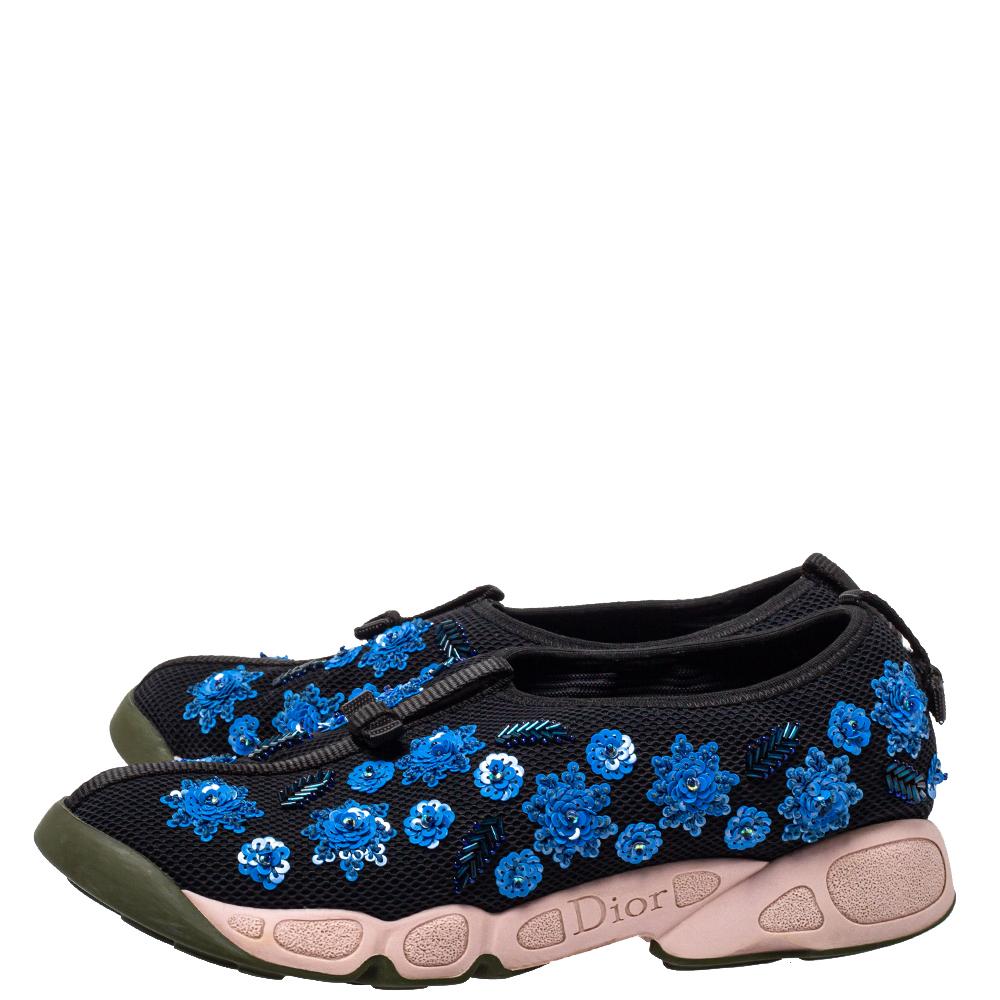 dior sneakers flowers