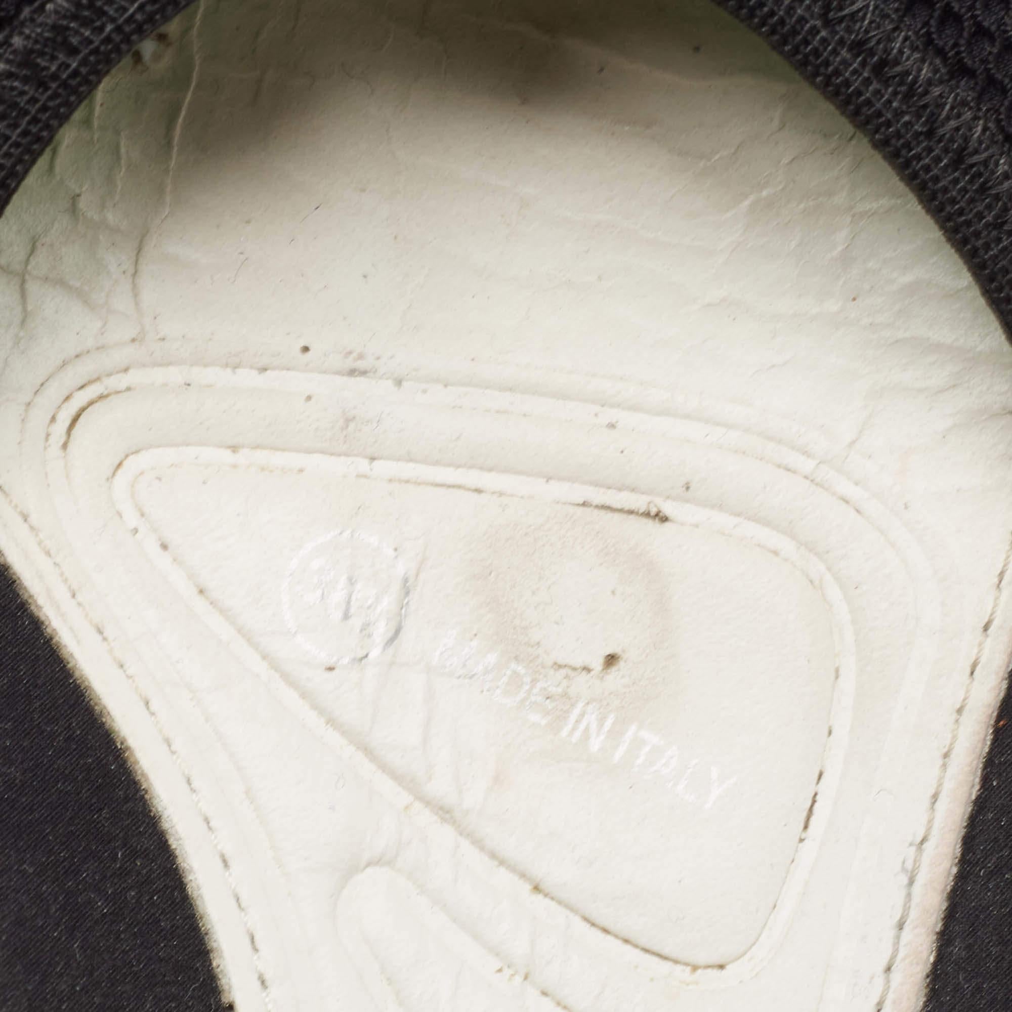 Dior Schwarz Mesh Fusion Slip On Turnschuhe Größe 38.5 im Angebot 4