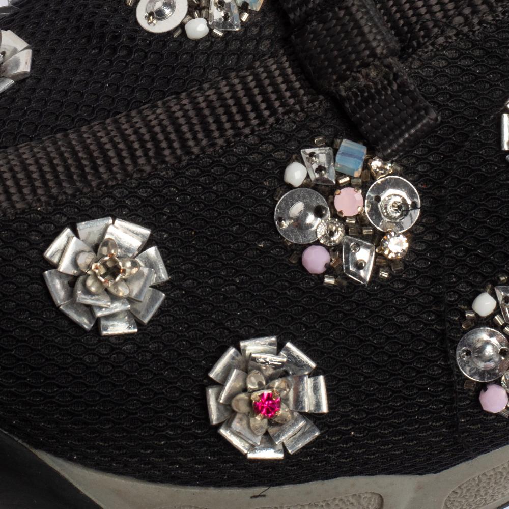 Dior Black Mesh Fusion Sneakers Size 36.5 3