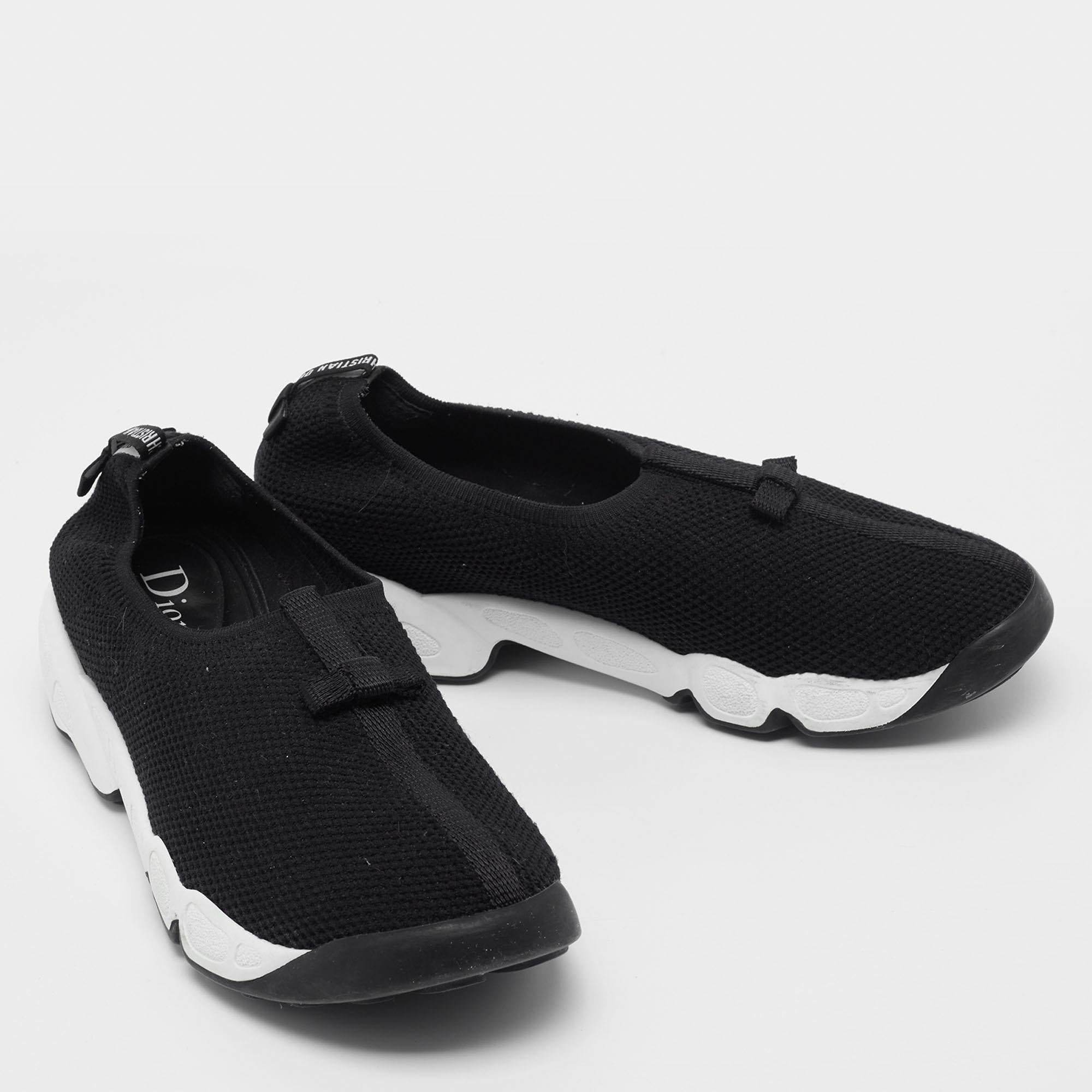 Dior Black Mesh Fusion Sneakers Size 37.5 1