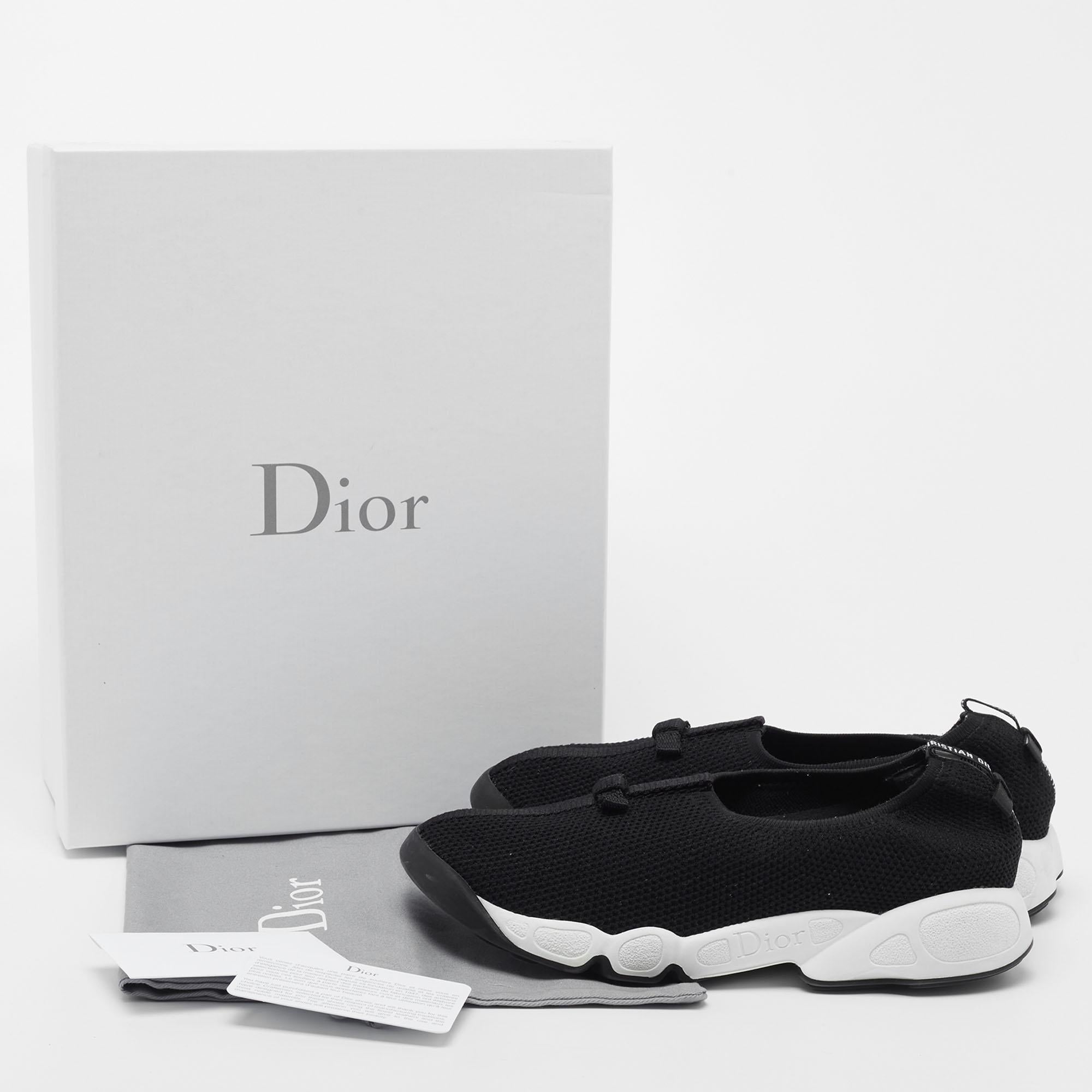 Dior Black Mesh Fusion Sneakers Size 37.5 4