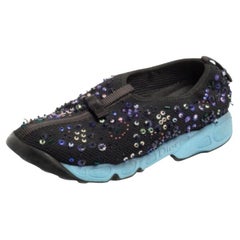 Dior Black Mesh Fusion Sneakers Size 37.5