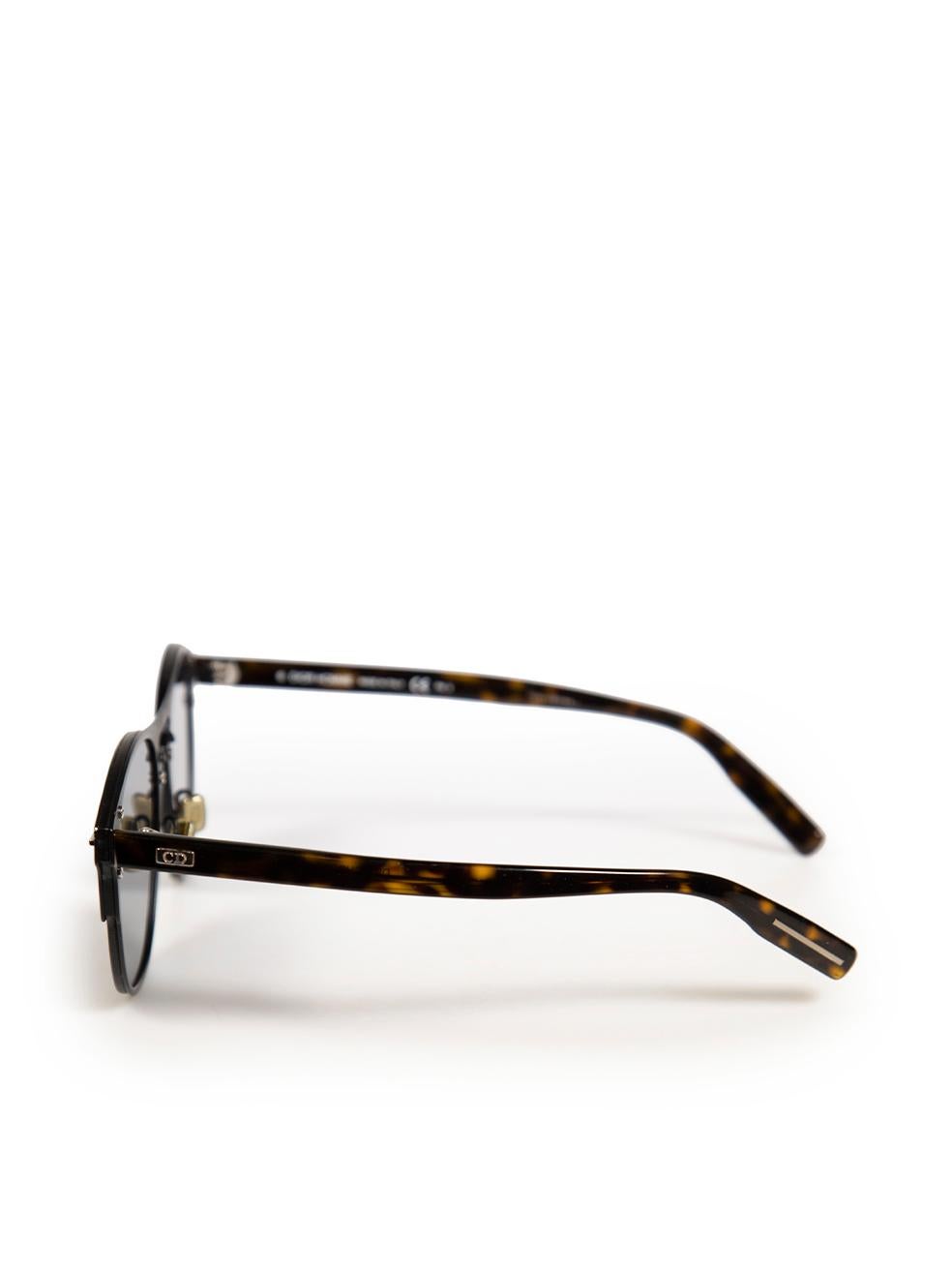 Dior Schwarze Metall Diorchrono-Sonnenbrille Damen im Angebot