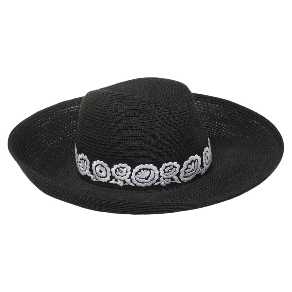 This hat by Dior is one accessory your summer wardrobe has been missing! It has been crafted from cotton 7 paper. It features rose motifs. Be it picnics or beach vacations; it is sure to amp up your look.

