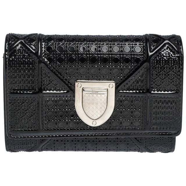 Dior Black Oblique Small Wallet at 1stDibs