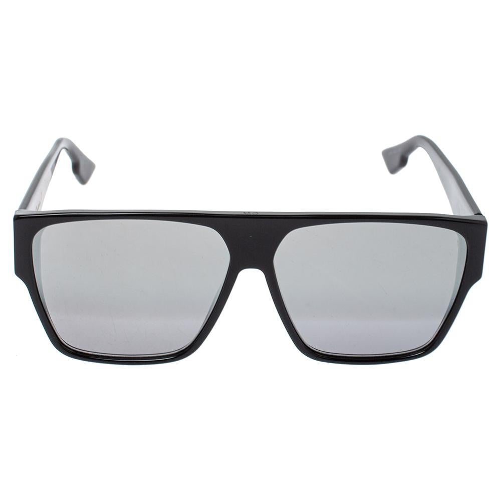 Luxury accessories are always a prize to own as they are so designed to last and also to make you look fashionable. This creation from Dior is a great example. It is fitted with mirrored lenses offering ample protection. The bold square style and
