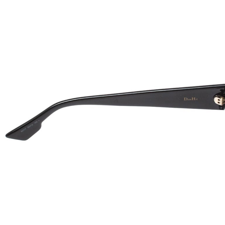 DIOR Hit Black Mirrored square sunglasses Dior Black Mirror Dior Hit Square Sunglasses at 1stDibs  main image 3