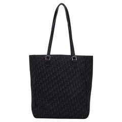 Dior Black Monogram Diorissimo Tote Bag