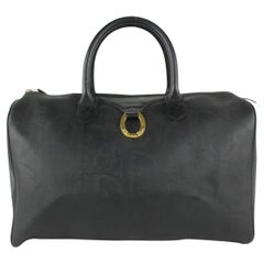 Dior Black Monogram Trotter Boston Duffle Bag 1025d2