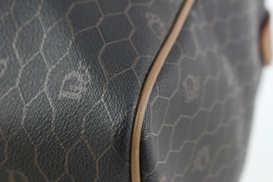 Dior Black Monogram Trotter Honeycomb Boston Duffle Bag 920da54 5