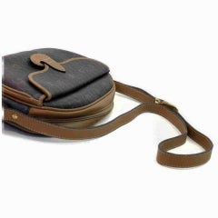 Dior Black Monogram Trotter Messenger 858002