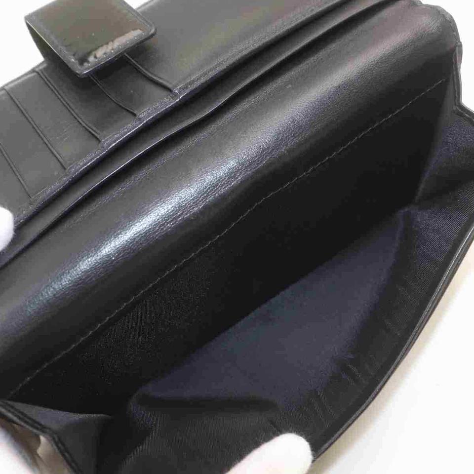 Dior Black Monogram Trotter Saddle Long Flap 860067 Wallet 6