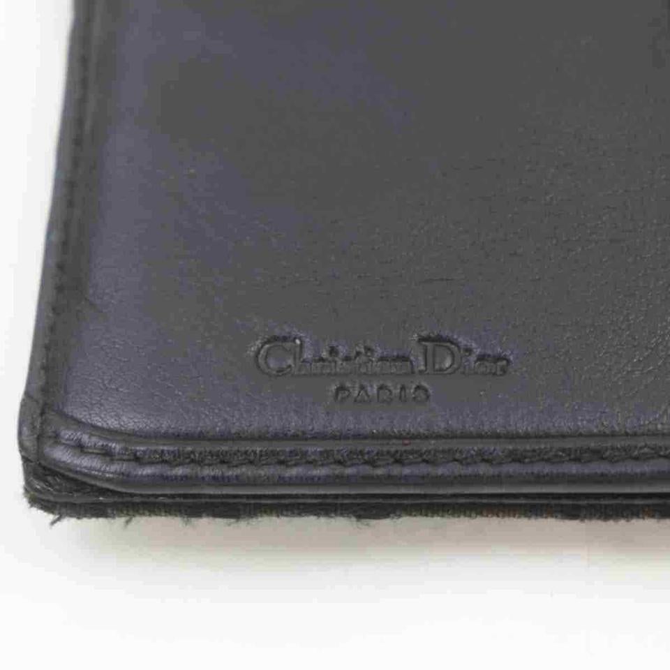 Dior Black Monogram Trotter Saddle Long Flap 860067 Wallet In Good Condition In Dix hills, NY