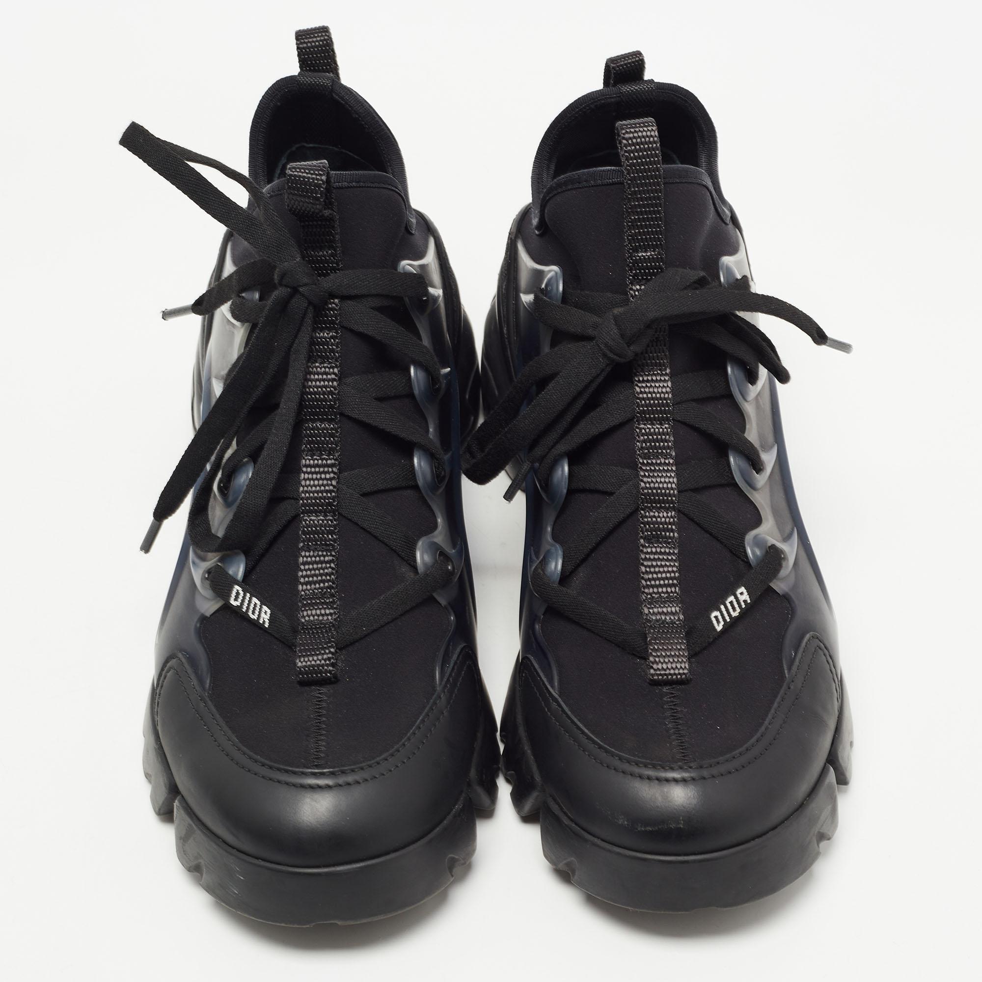 These sneakers from Dior represent the idea of comfortable fashion. They are crafted from high-quality materials and designed with nothing but style. A perfect fit for all casual occasions, these sneakers will spruce up any look effortlessly.

