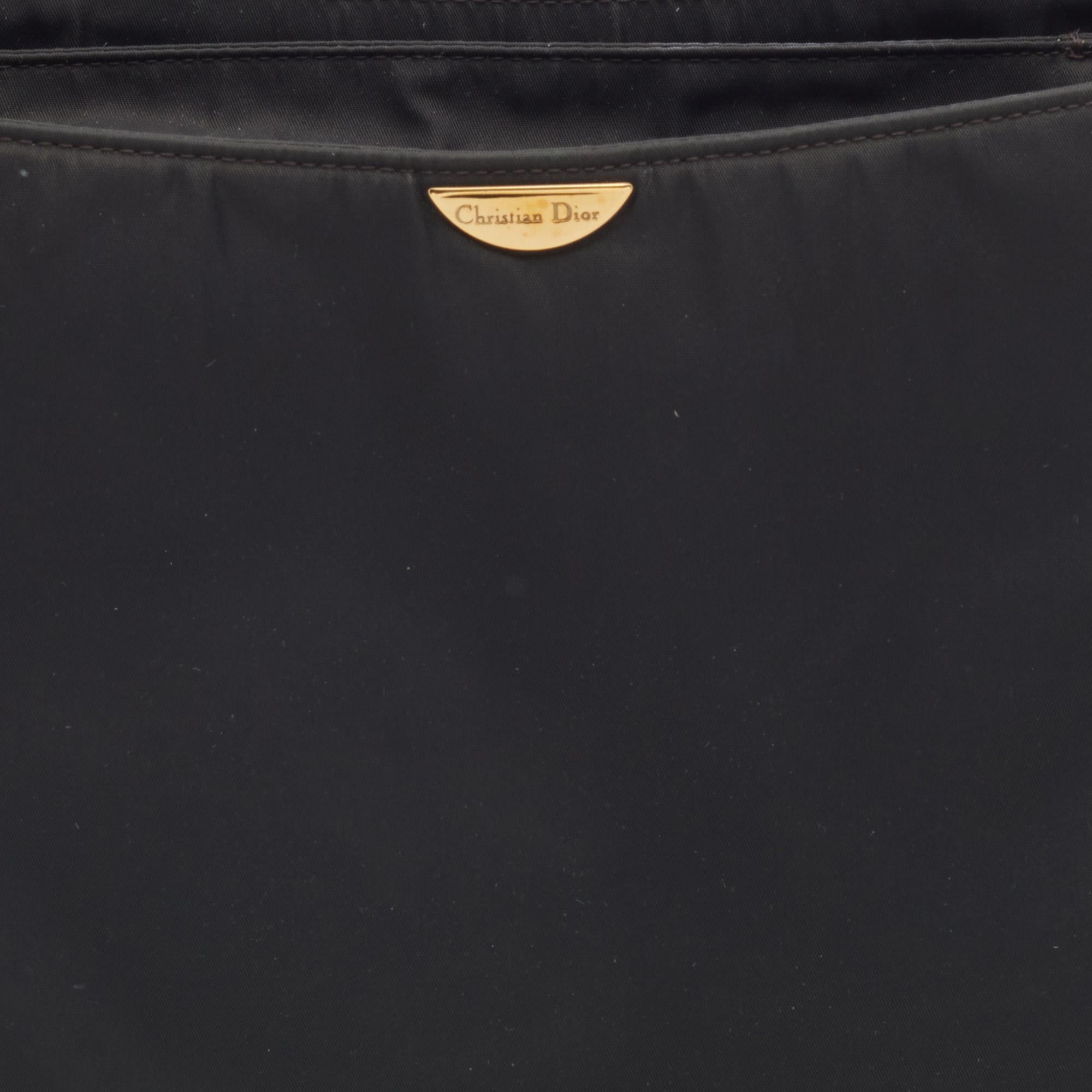 Dior Black Nylon Malice Shoulder Bag 2