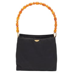 Dior Black Nylon Malice Shoulder Bag