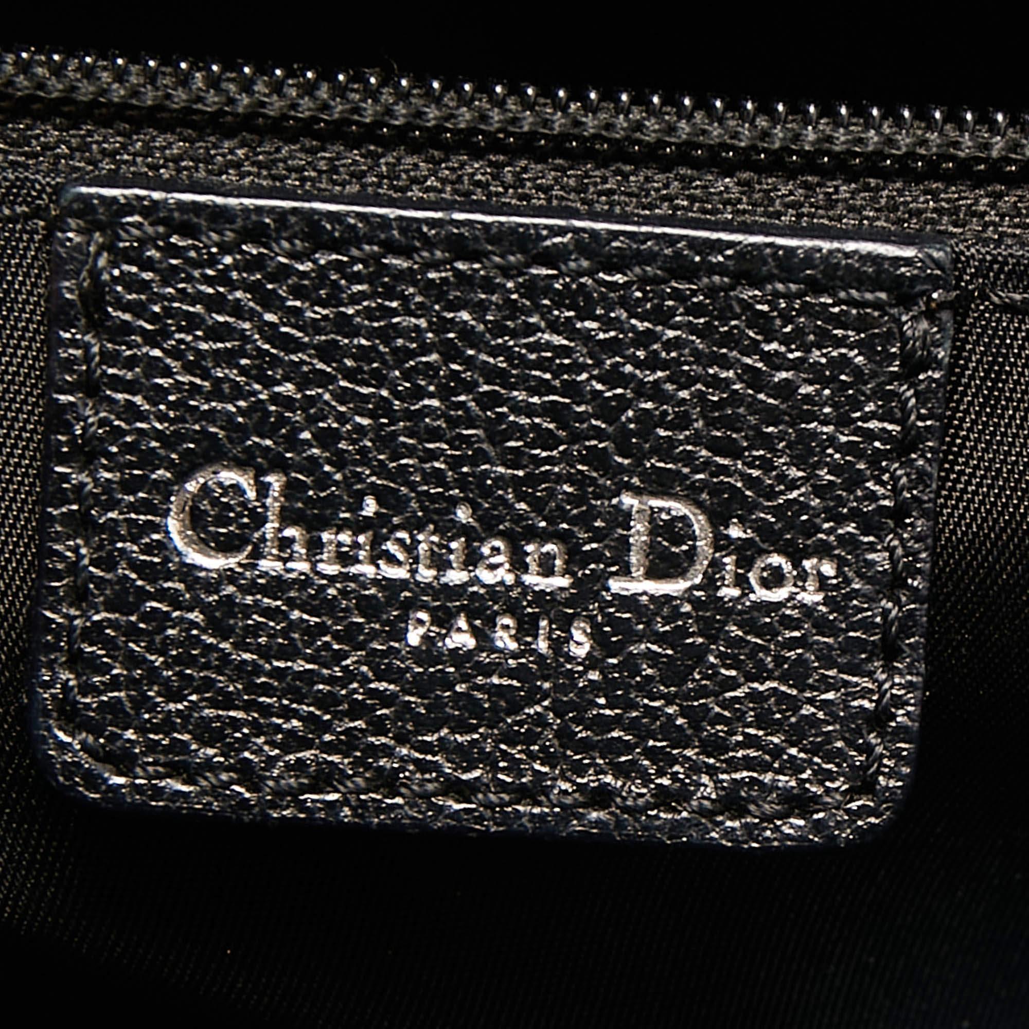 Dior Black Oblique Canvas Trotter Tote Bag 8