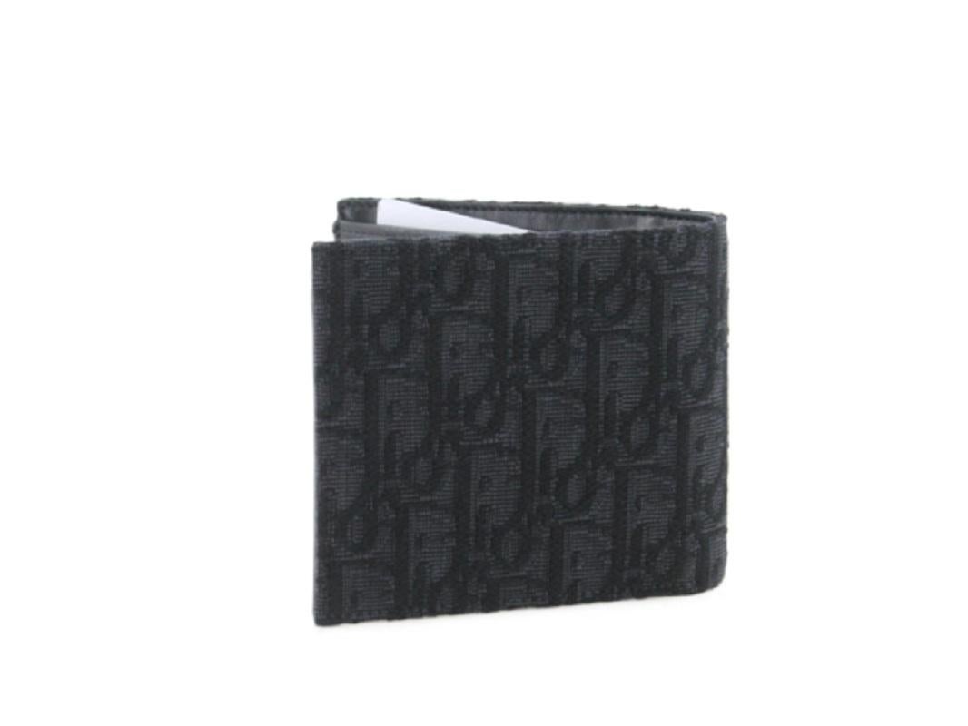 Dior Black Oblique Jacquard Mens Wallet

78471MSC