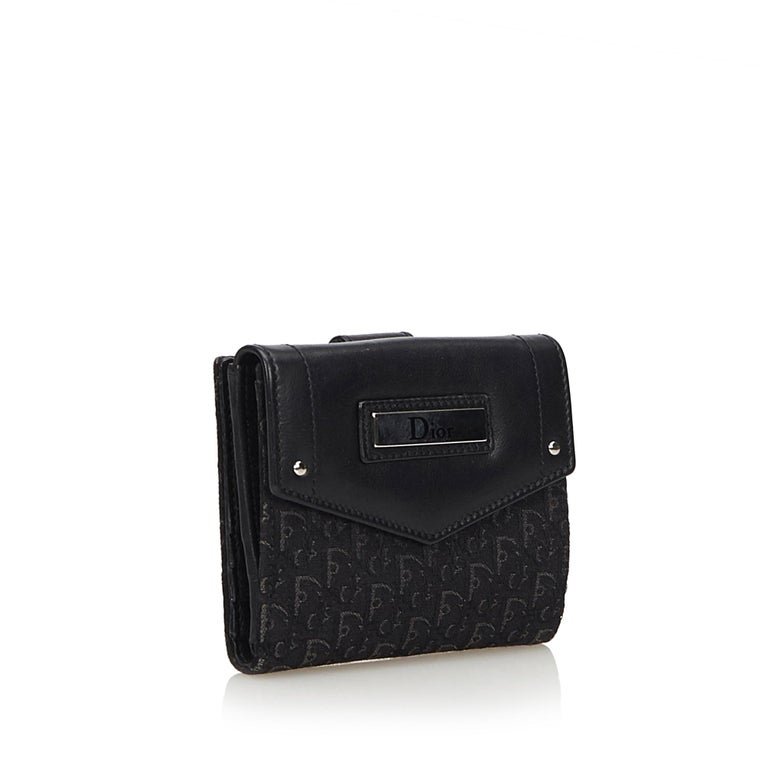 Dior Black Oblique Small Wallet at 1stDibs dior oblique wallet, dior