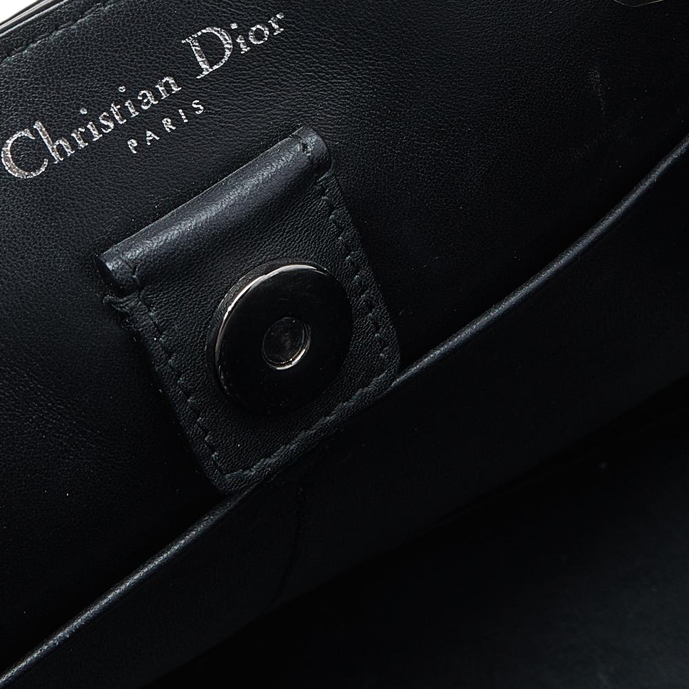 Dior Black Patent Leather Medium Diorissimo Tote 1