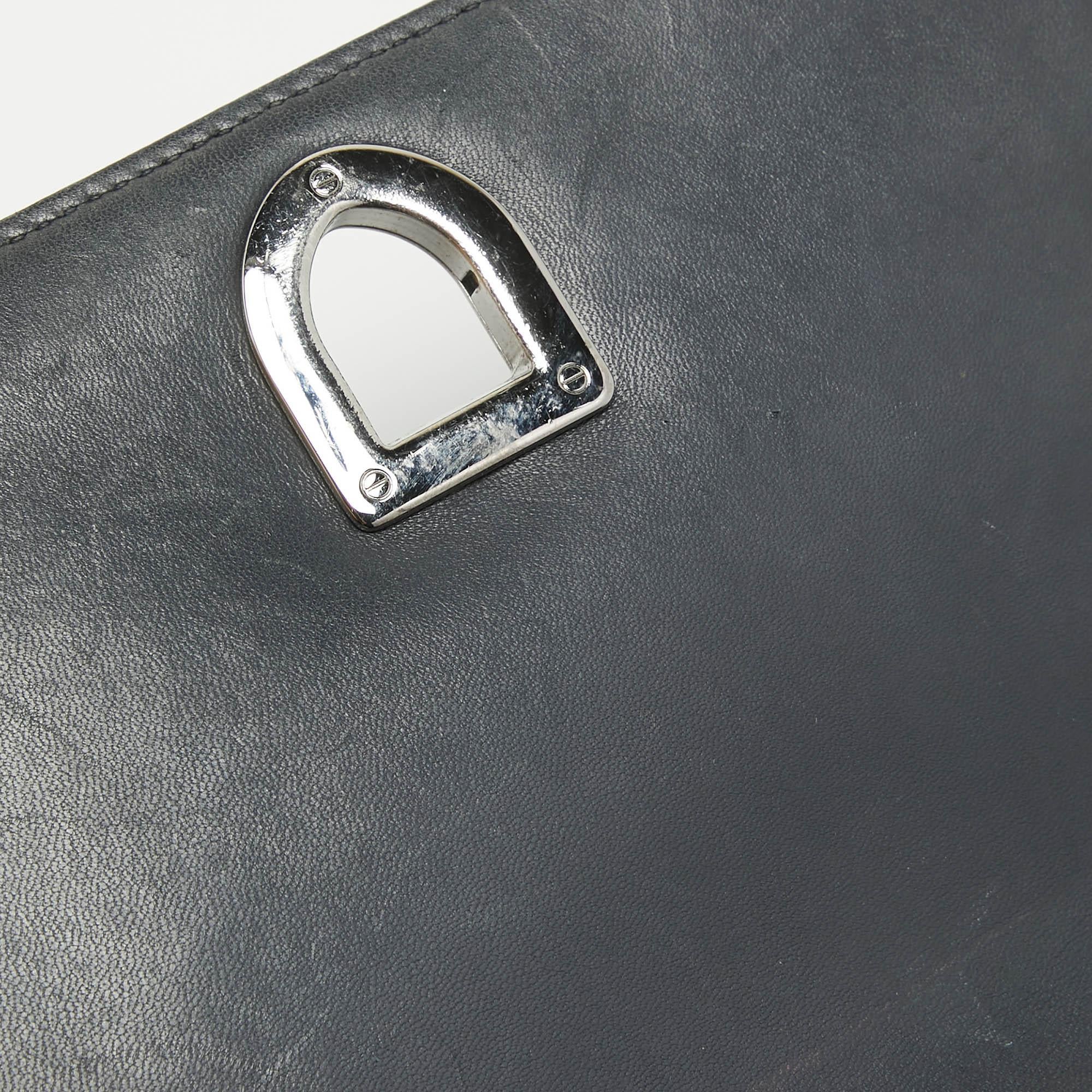 Dior Black Patent Leather Small Diorama Shoulder Bag 13