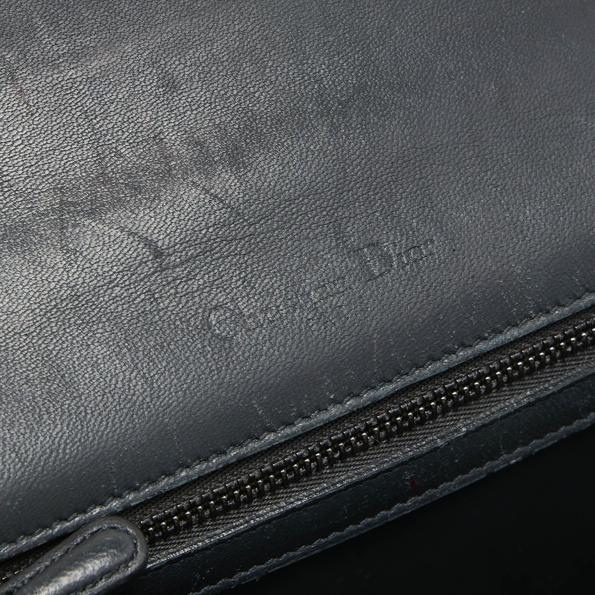 Dior Black Patent Leather Small Diorama Shoulder Bag 14