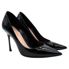 Dior Black Patent Leather Stiletto Heels