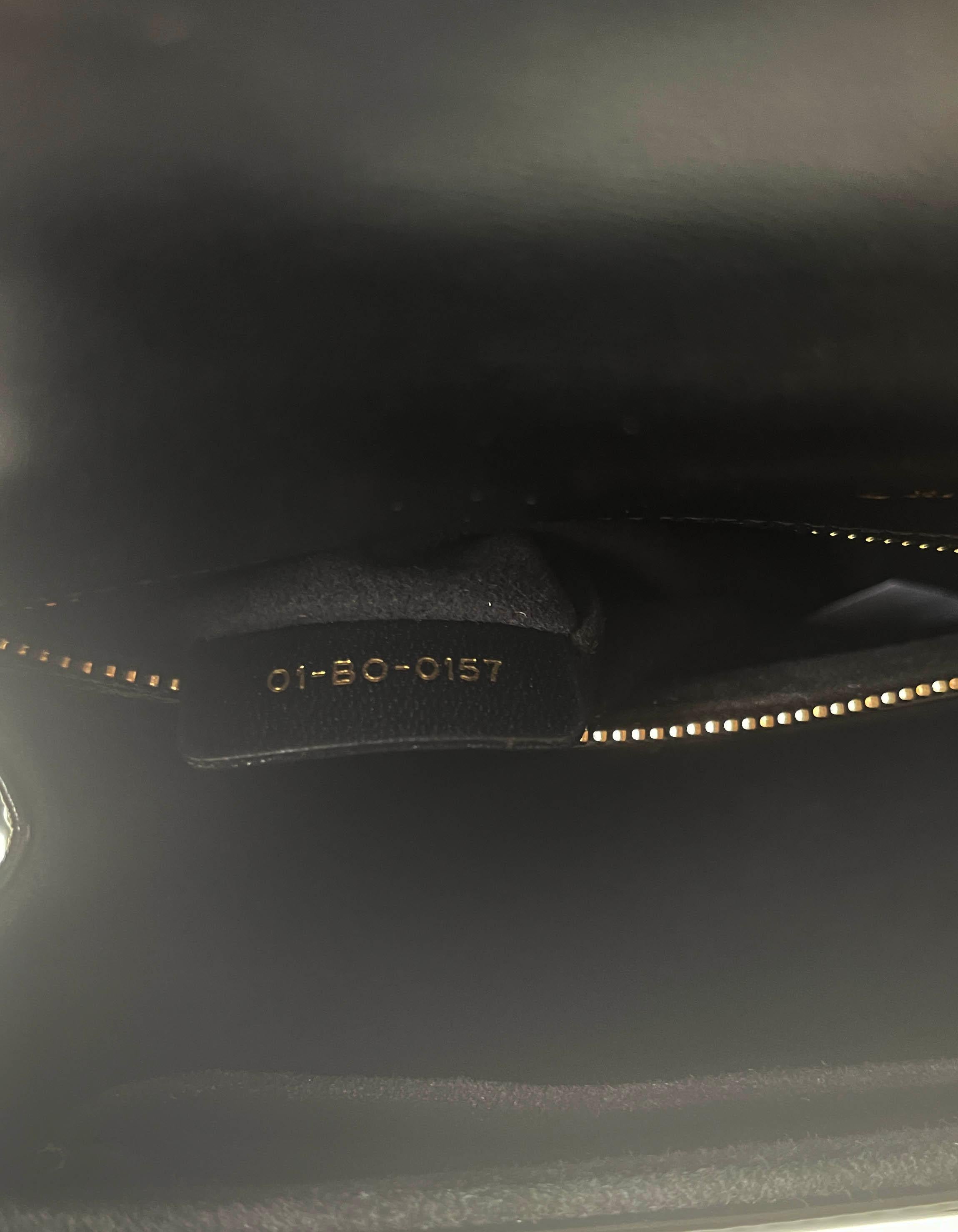 Dior Black Patent Leather Studded Medium Diorama Flap Bag rt. $3, 600 3