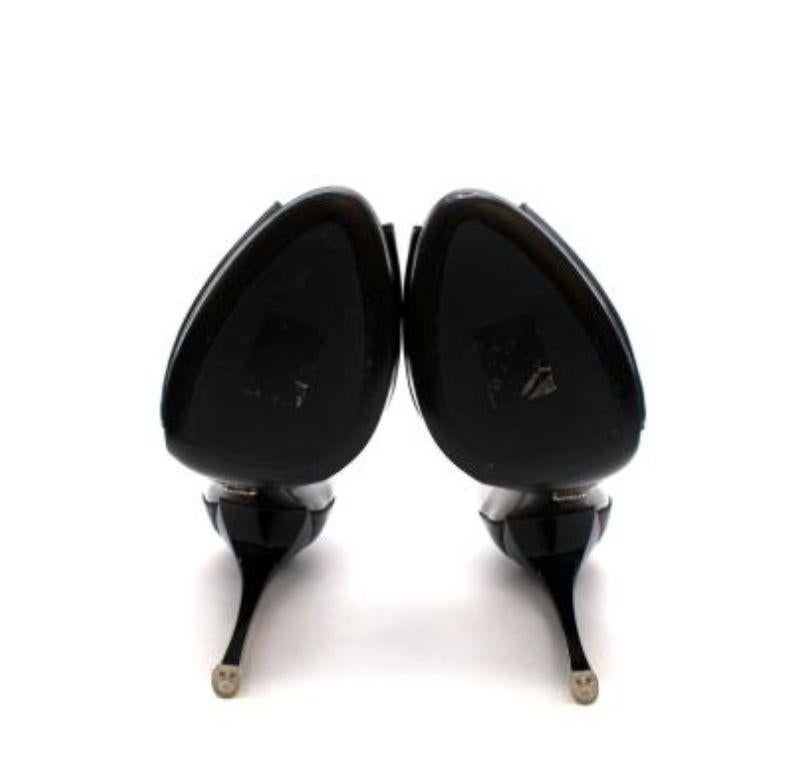 Dior Black Patent/PVC Pumps 3