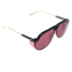 Dior - Lunettes de soleil Club 3 Aviator, noires et roses