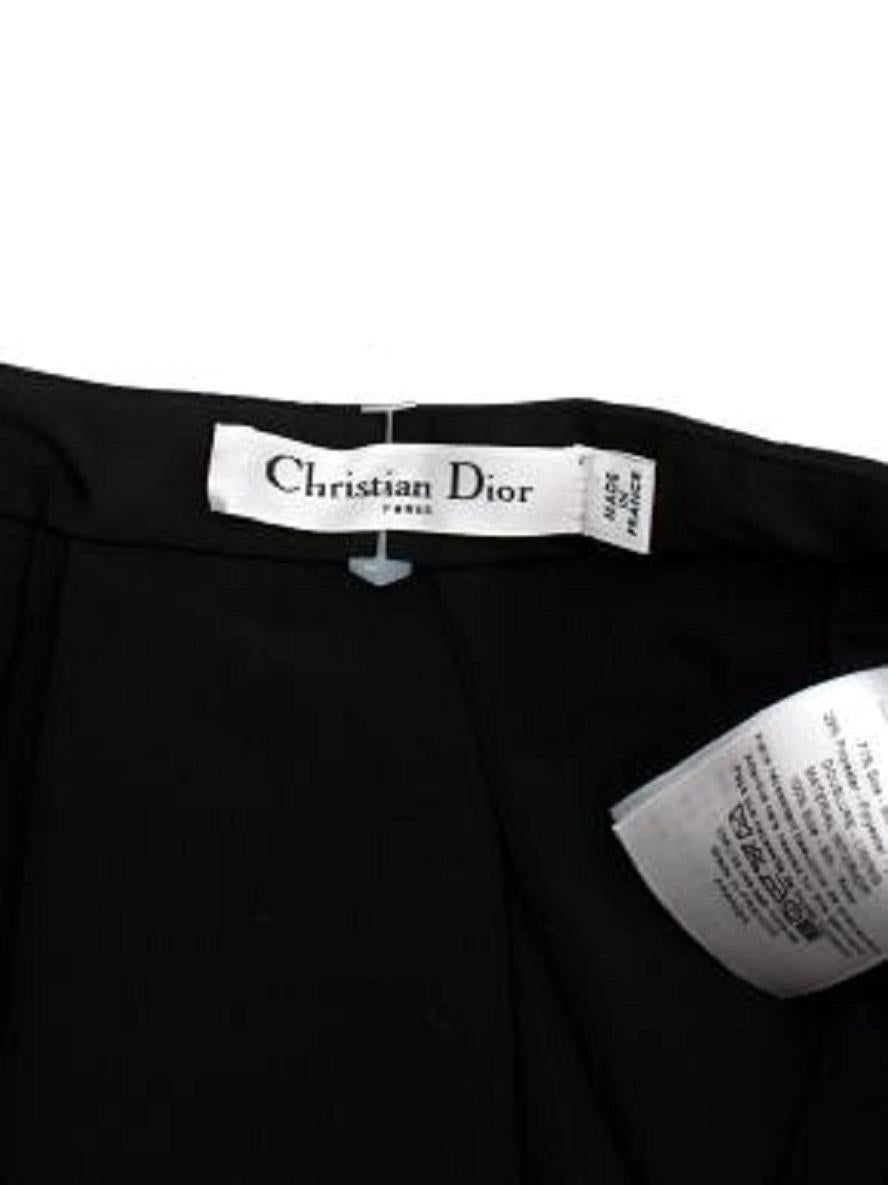 Women's Dior Black Pleated Silk Skirt For Sale