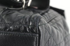 Dior Black Quilted Cannage Stardust Backpack 97d526s