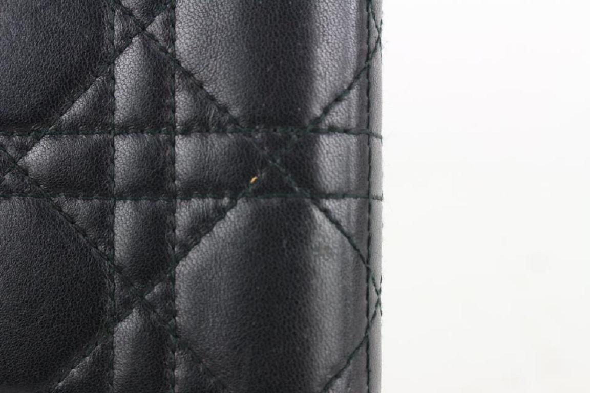 Dior Black Quilted Leather Cannage Small Agenda PM Notebook Cover 923da1 For Sale 3