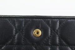 Dior Black Quilted Leather Cannage Small Agenda PM Notebook Cover 923da1