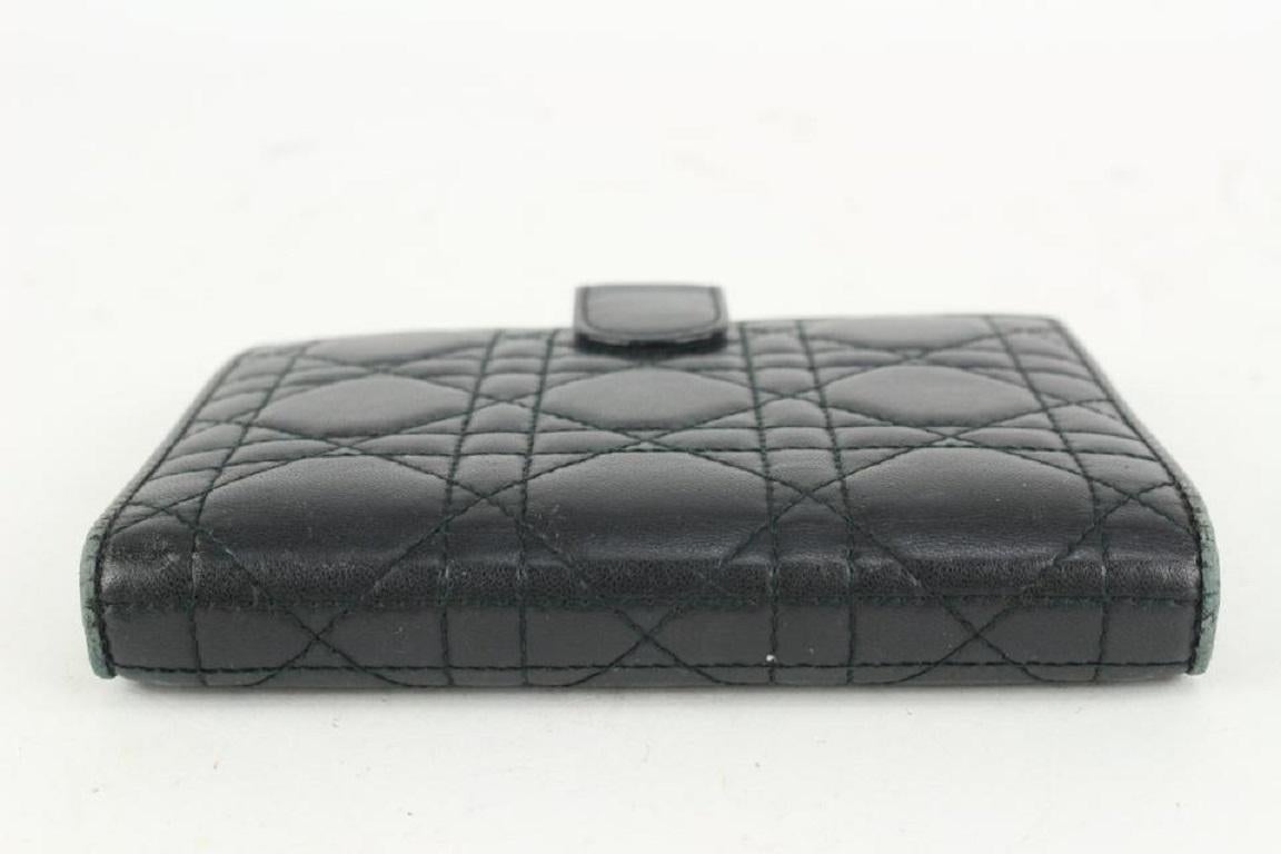 Dior Black Quilted Leather Cannage Small Agenda PM Notebook Cover 923da1 In Good Condition For Sale In Dix hills, NY