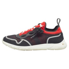 Dior Black/Red Mesh and Fabric  B21 Neo Sneakers Size 45