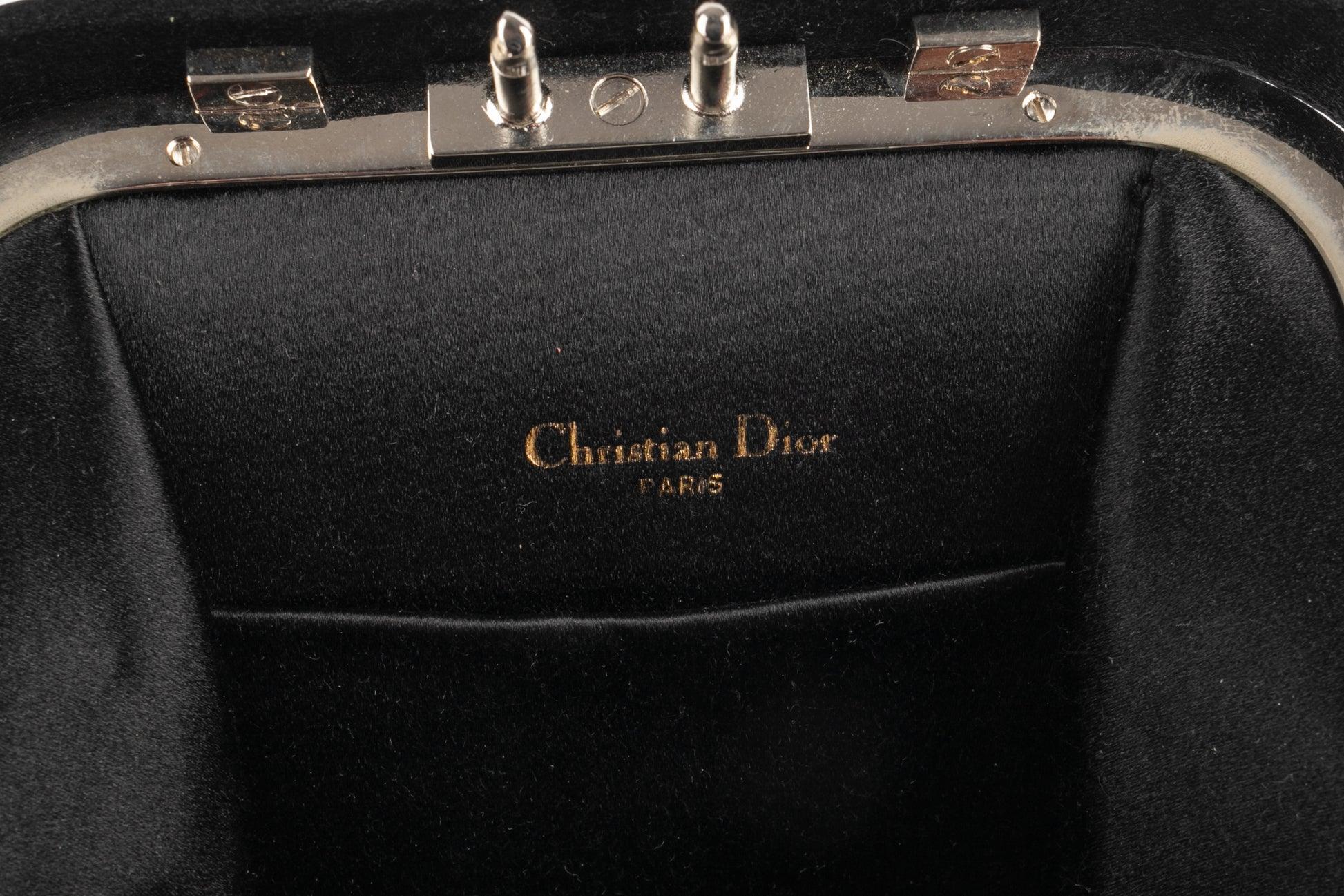 Dior Black Satin Bag, 1992 6