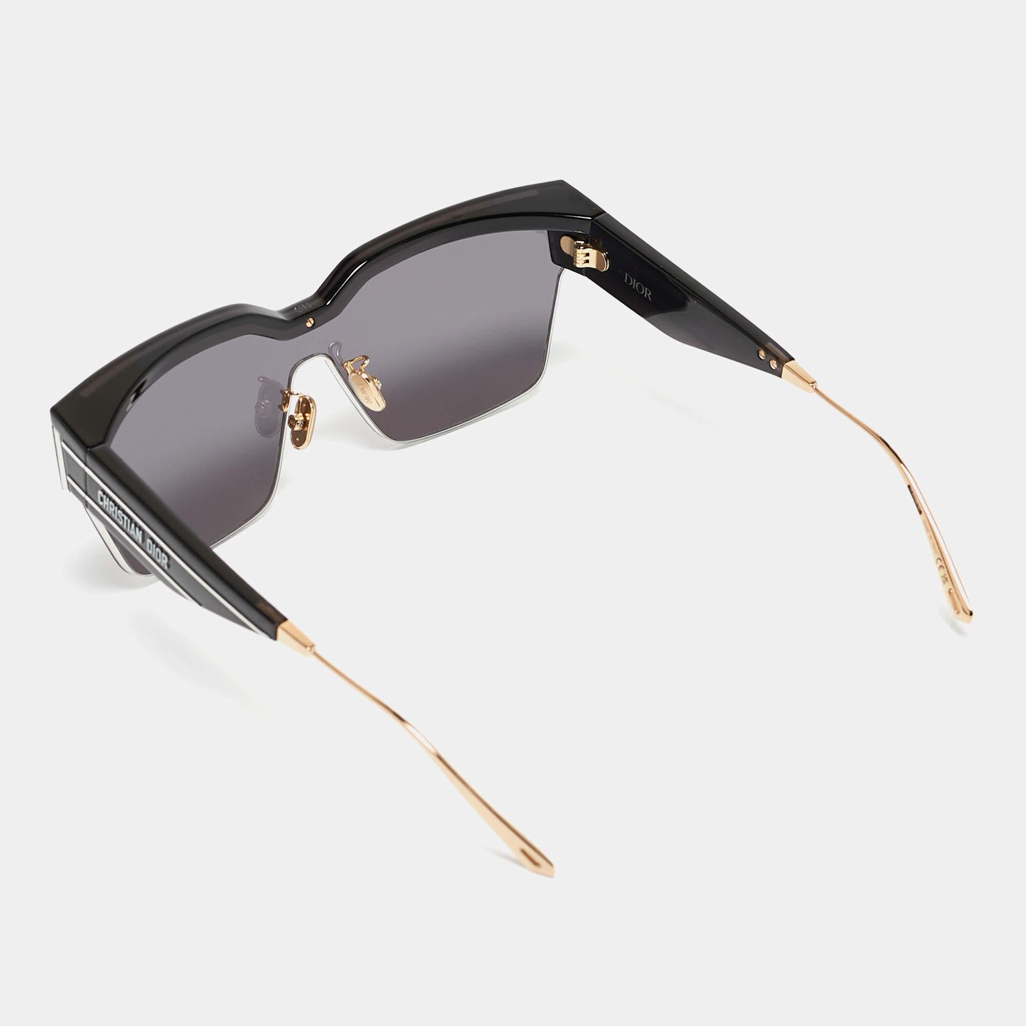 Dior Black Shield Sunglasses In Excellent Condition In Dubai, Al Qouz 2