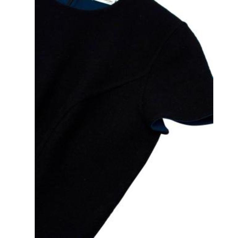 Dior Black Short Sleeve Skater dress For Sale 1