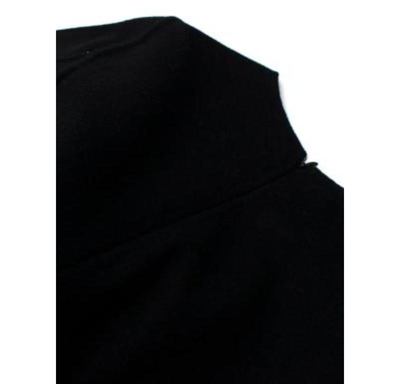 Dior Black Short Sleeve Skater dress For Sale 2