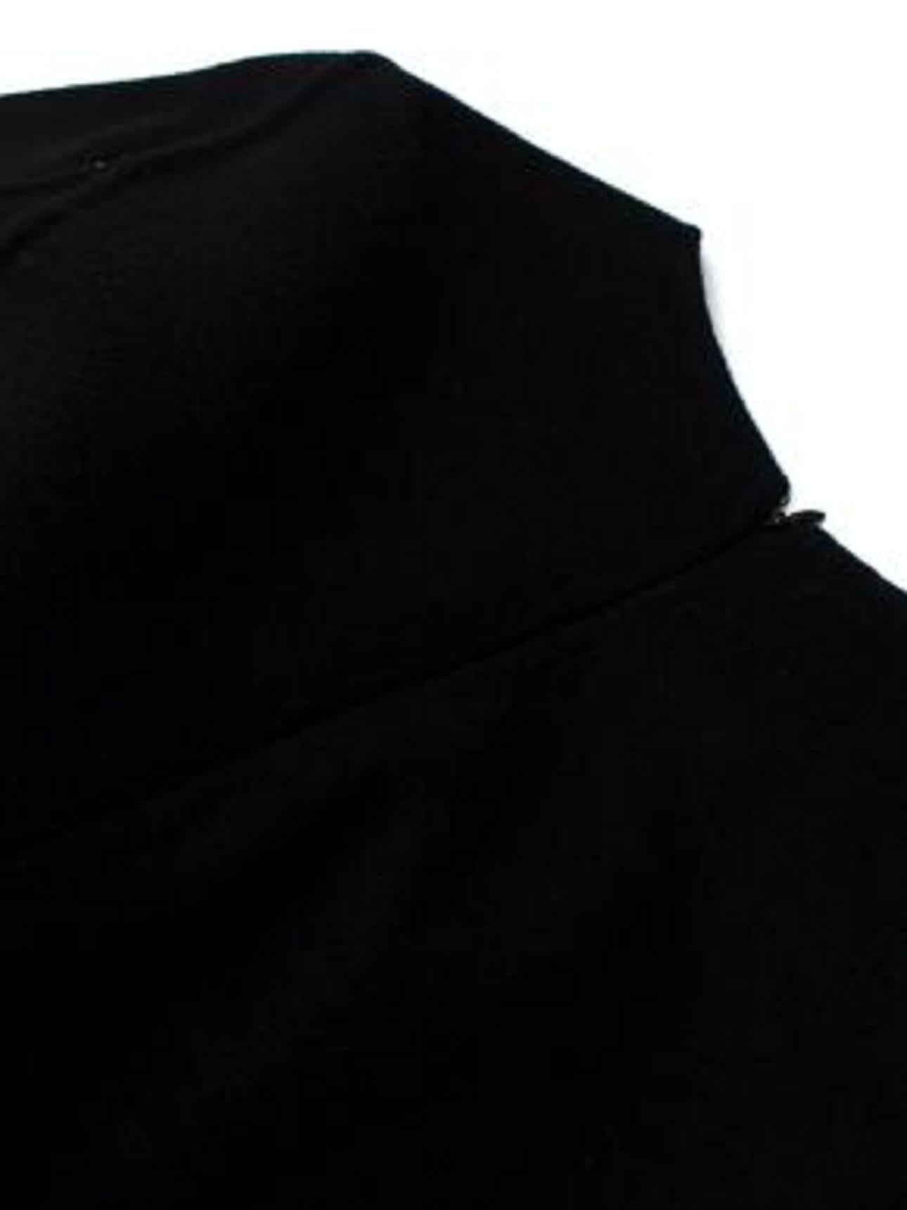 Dior Black Short Sleeve Skater dress For Sale 3