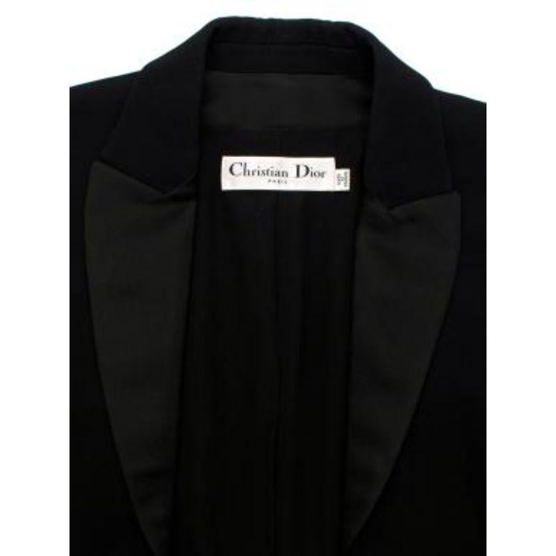 Dior Black Silk Bar Jacket For Sale 2